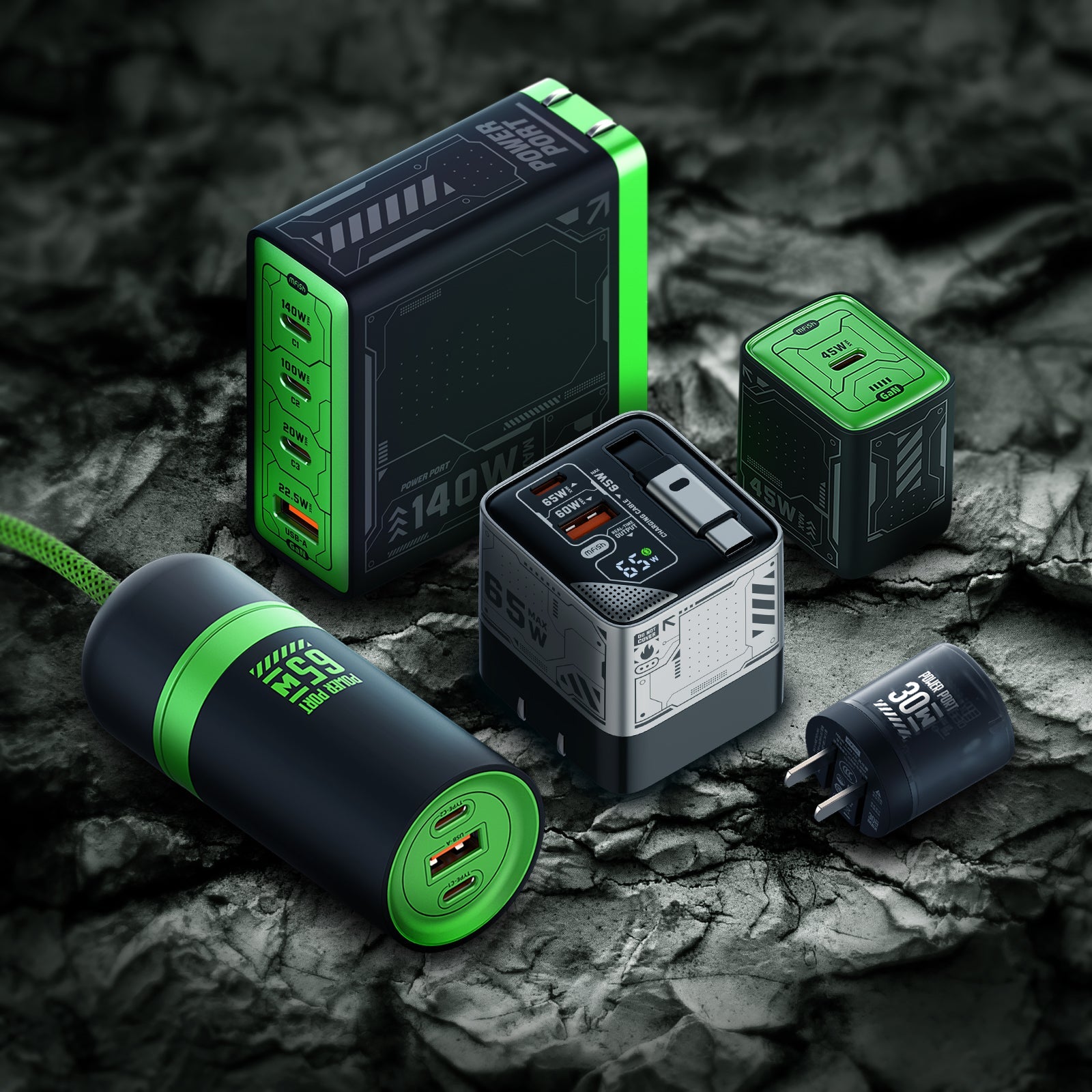 MFish Fast Phone Chargers for iPhone & Android