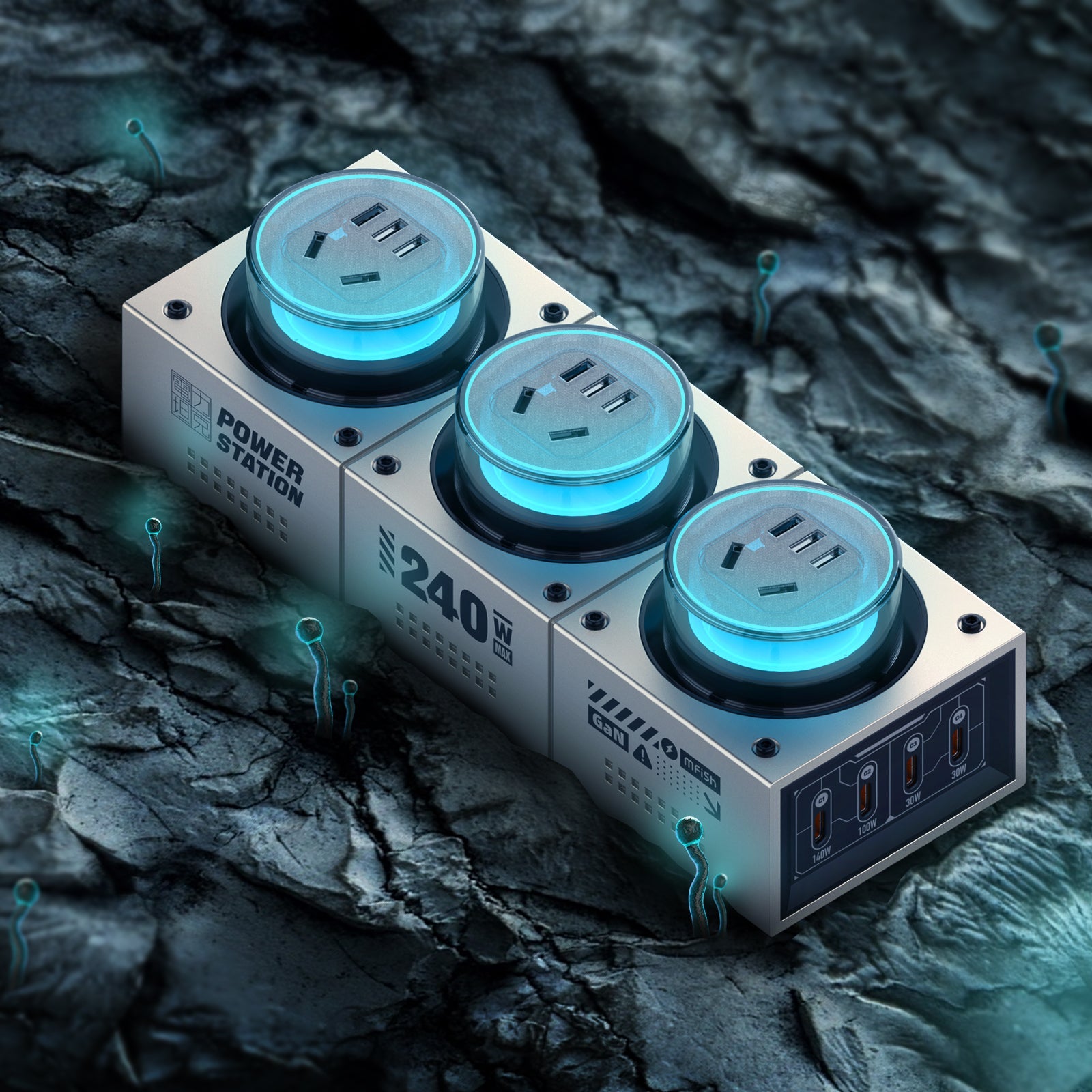 MFish Multi-Port Charging Stations for Home & Office