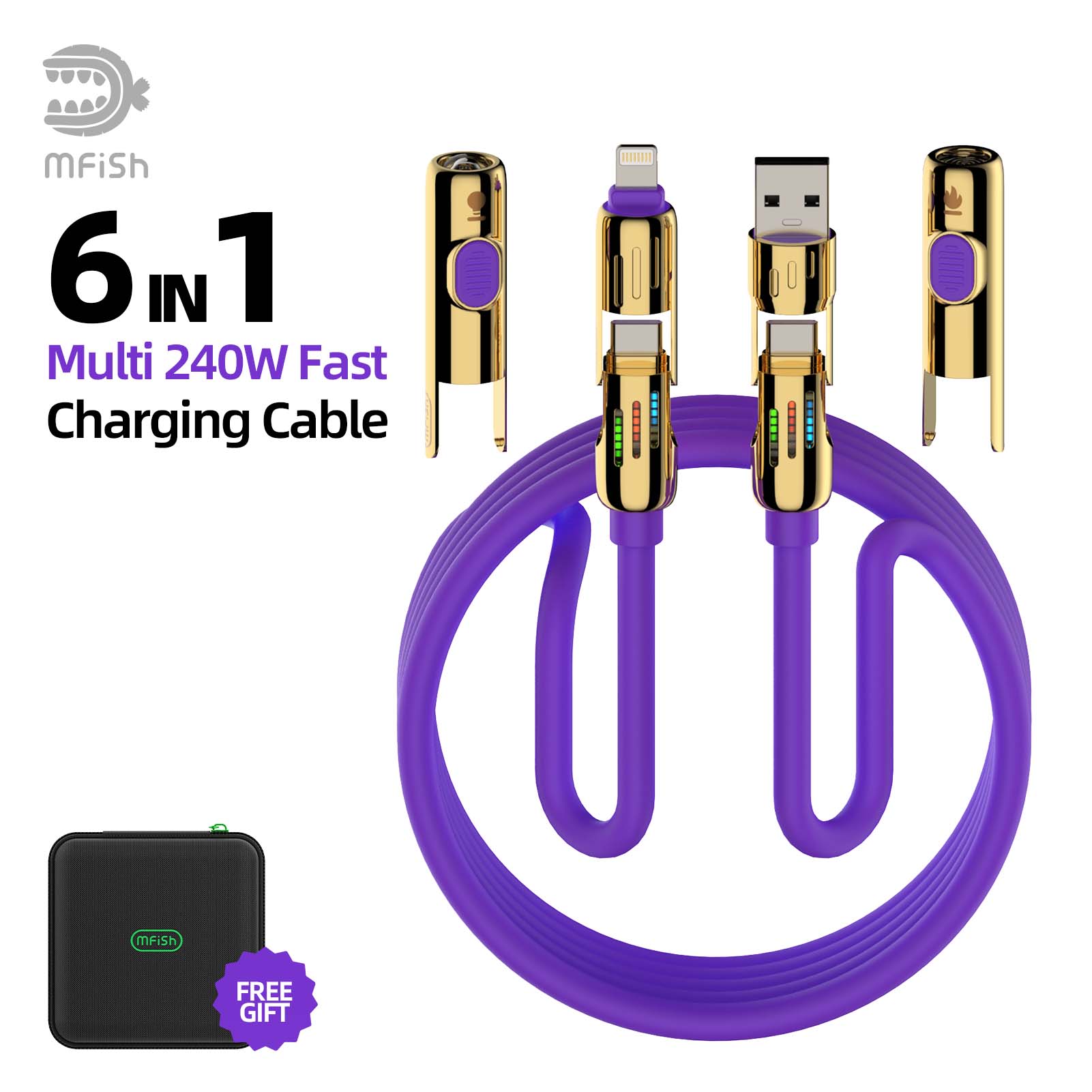 mfish Armored Dragon Ⅱ Charging Cable(Wholesale)