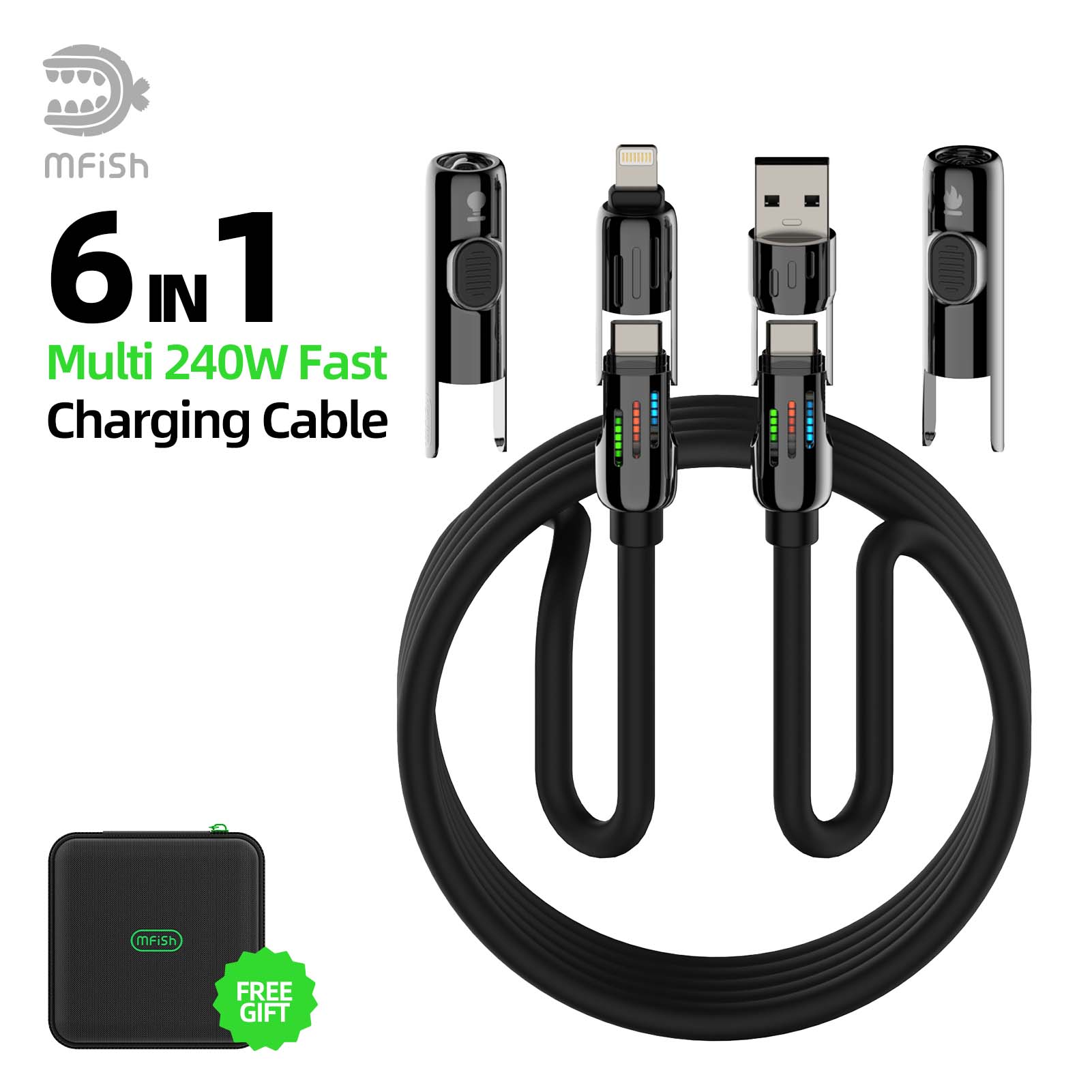 mfish Armored Dragon Ⅱ Charging Cable(Wholesale)