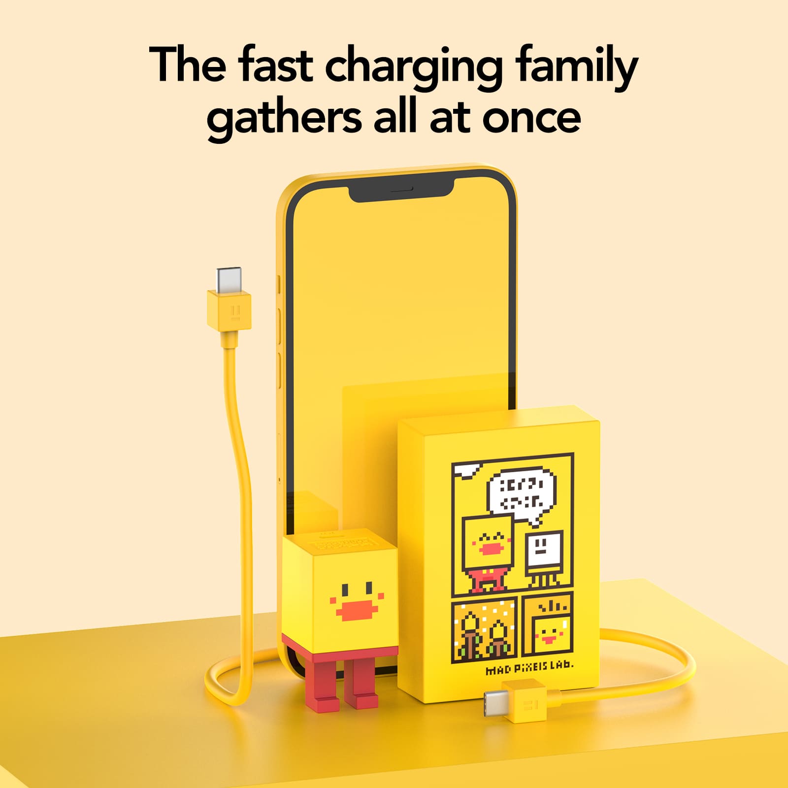 mfish Mad Pixels Lab GaN PD Charger (With Gift Set Option)