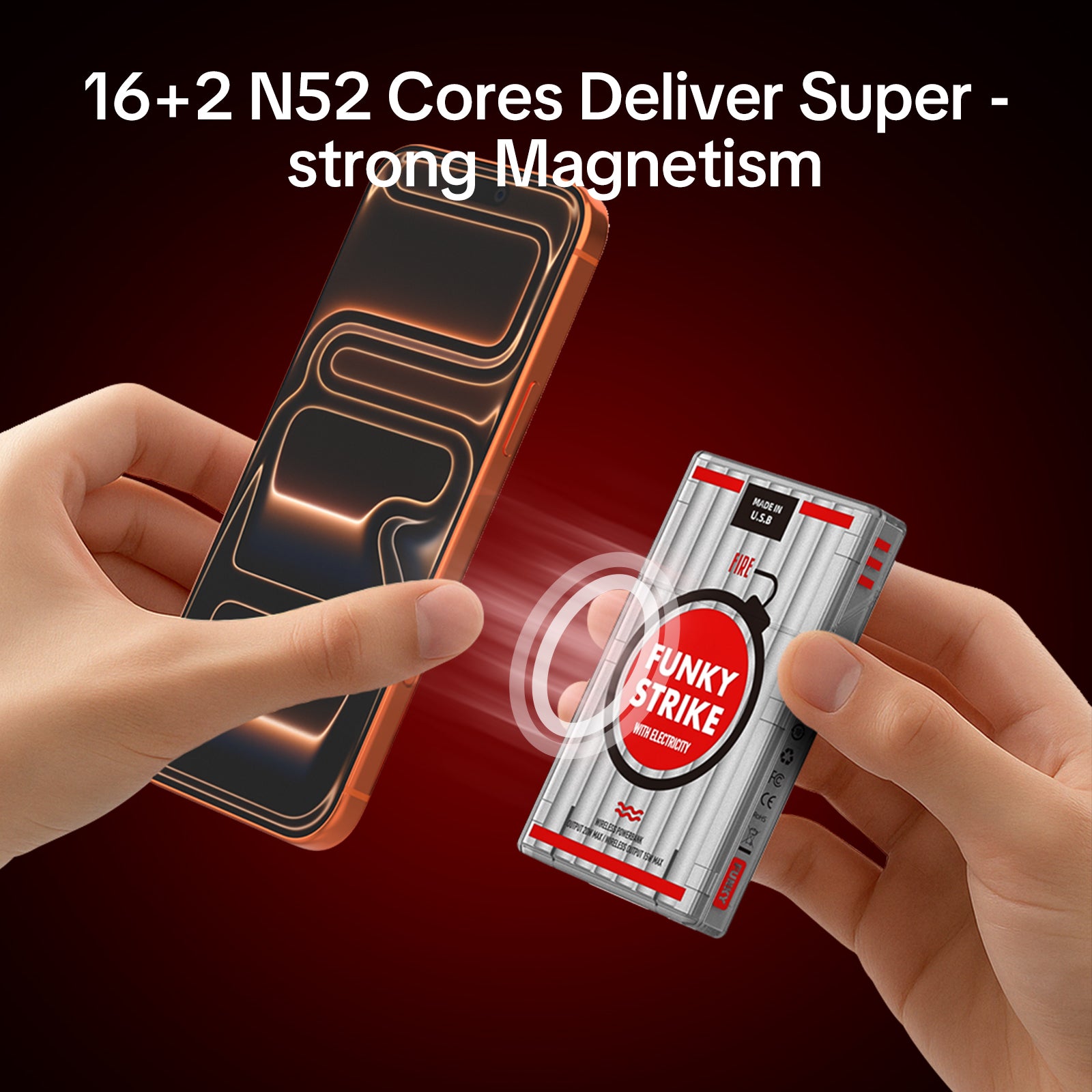 mfish Funky Strike Power Bank (5K, Magsafe)