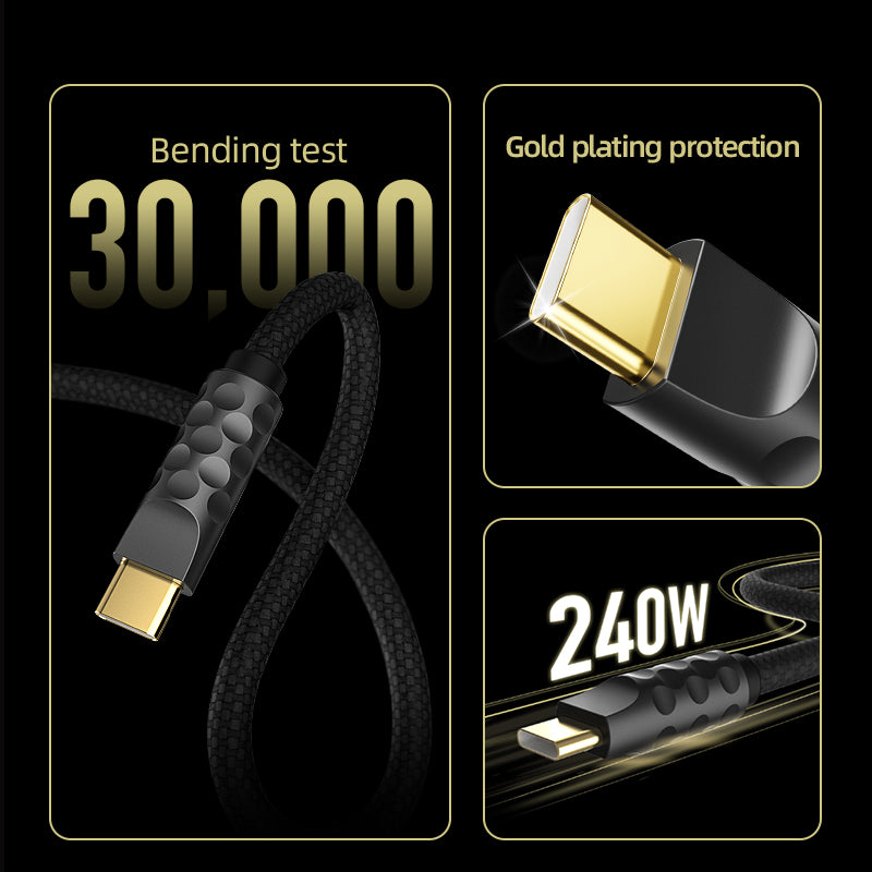 mfish Thunderbolt Charging Cable (USB 4.0, 40Gbps, 240W)