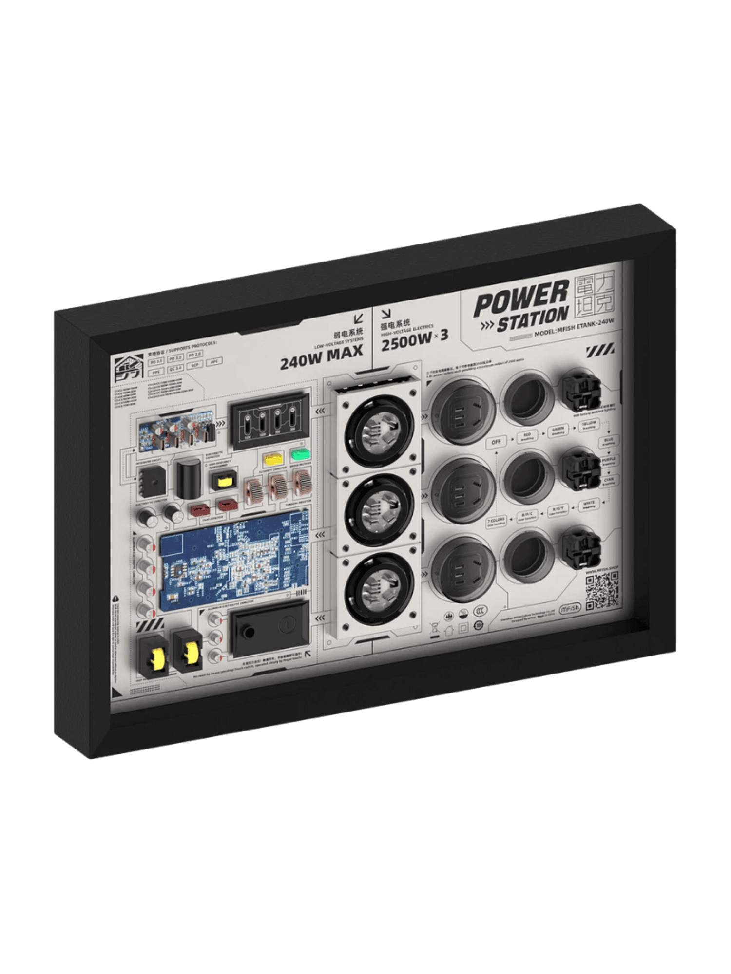 ๐ mfish E-Tank Disassembled: Limited Edition Framed Art (1 of 13) (100% off)