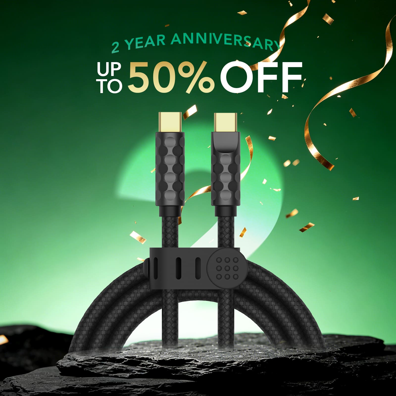 mfish Thunderbolt Charging Cable (USB 4.0, 40Gbps, 240W)