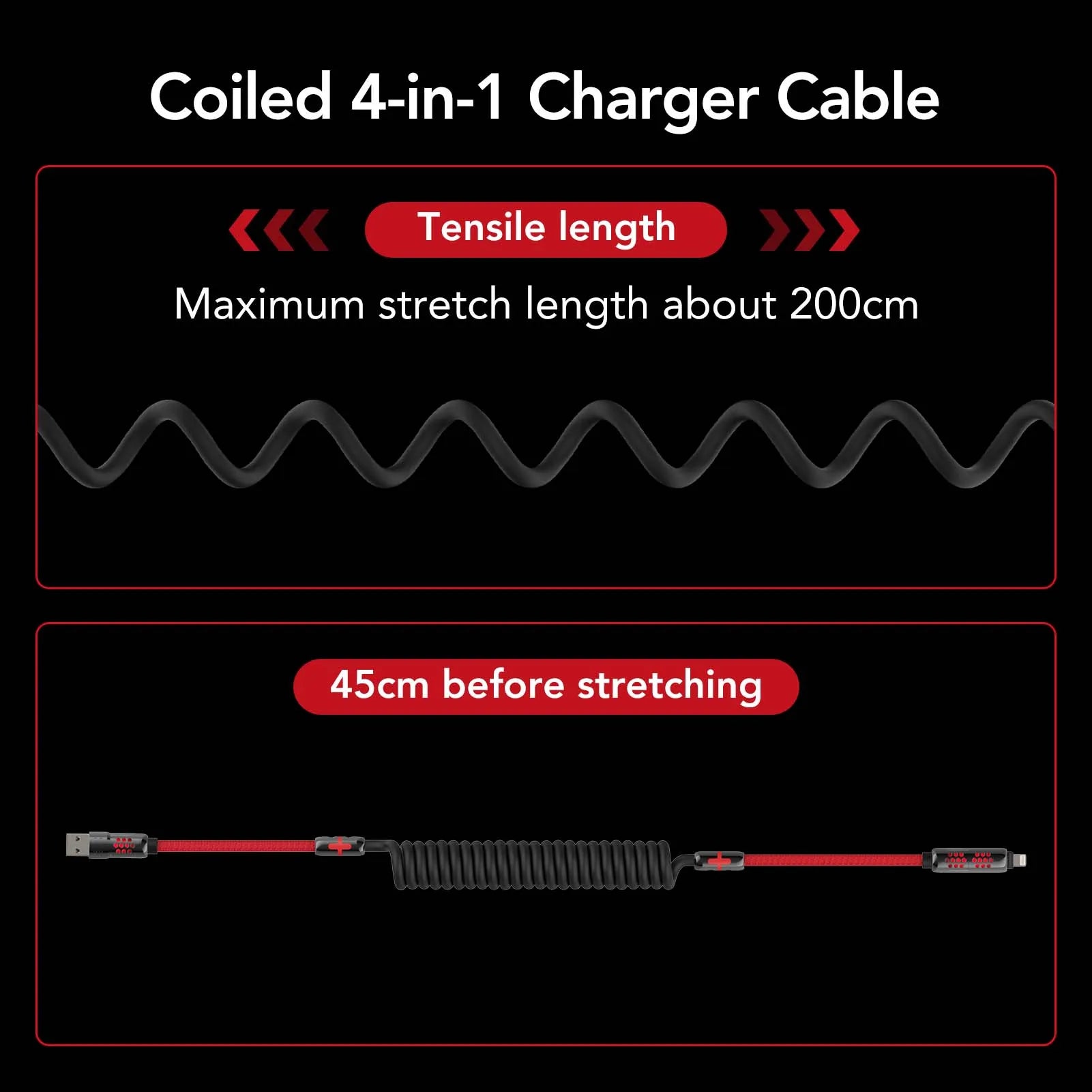 mfish 4-in-1 Charging Cable-Upgraded Ⅷ - mfish