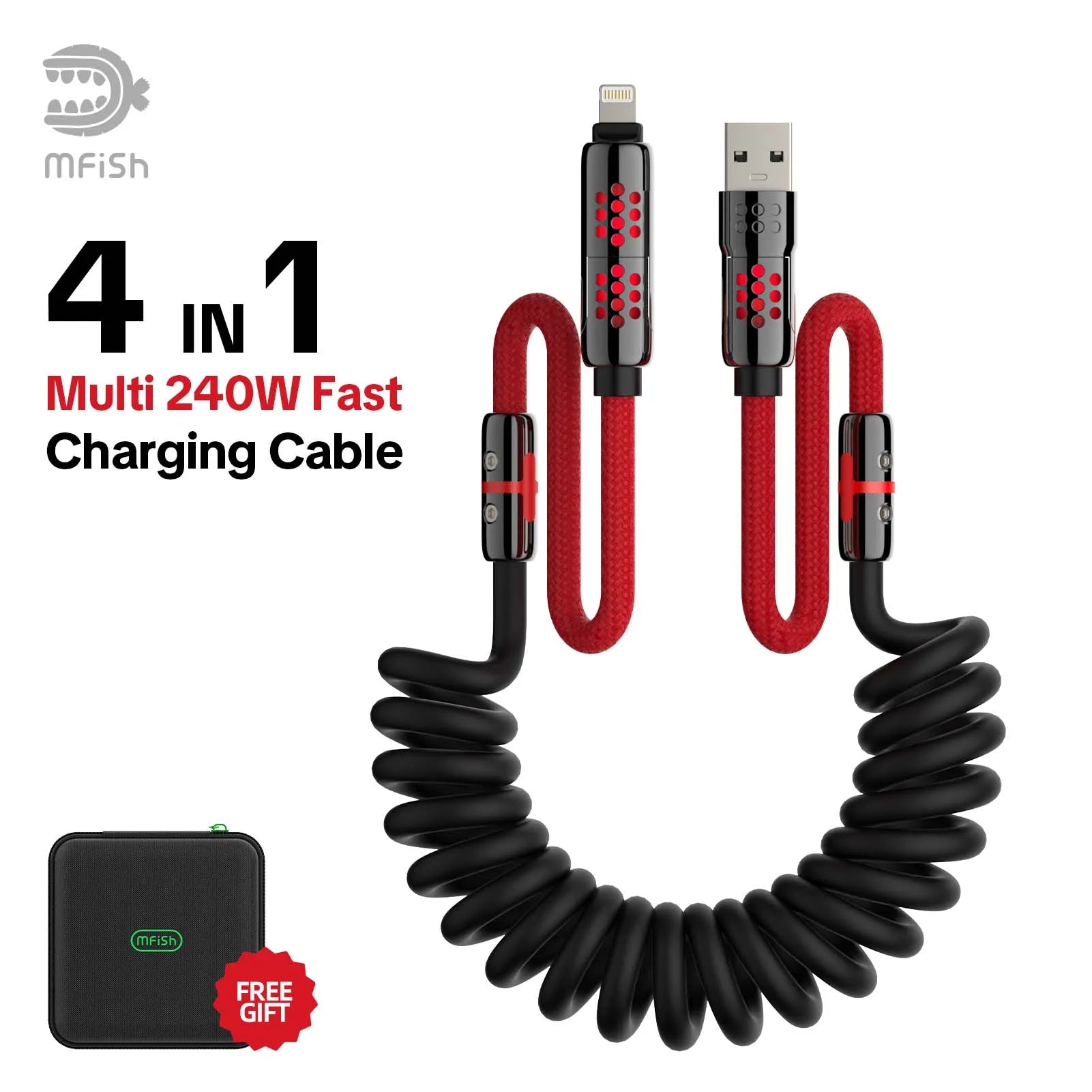 mfish 4-in-1 Charging Cable-Upgraded Ⅷ - mfish