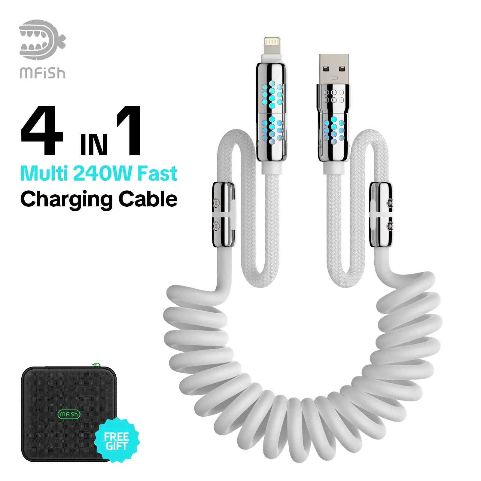mfish 4-in-1 Charging Cable-Upgraded Ⅷ - mfish