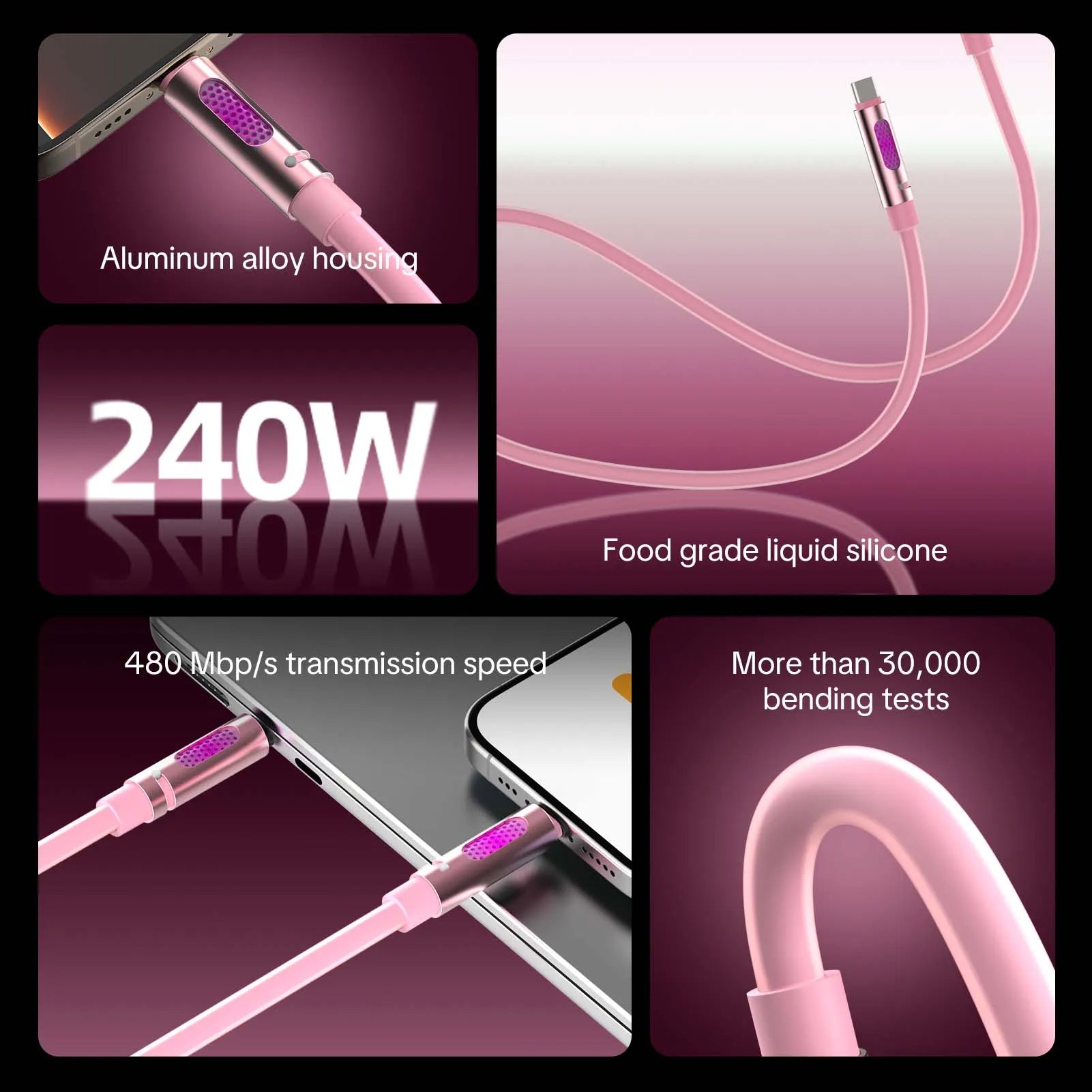 mfish Usb-C 240W Cable - mfish