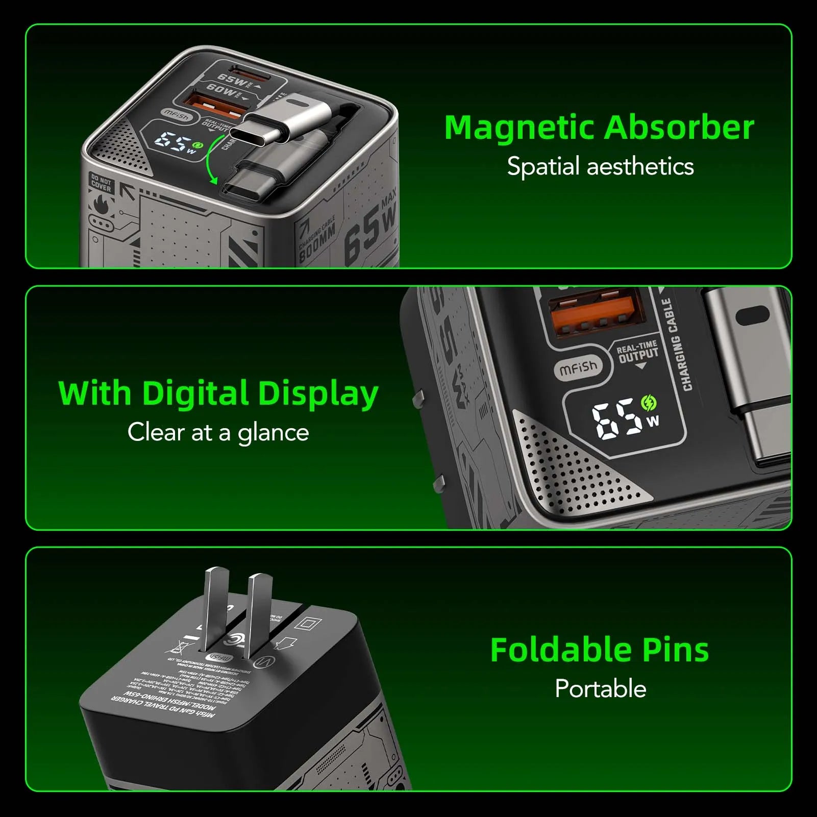 Mfish 65W charger product image