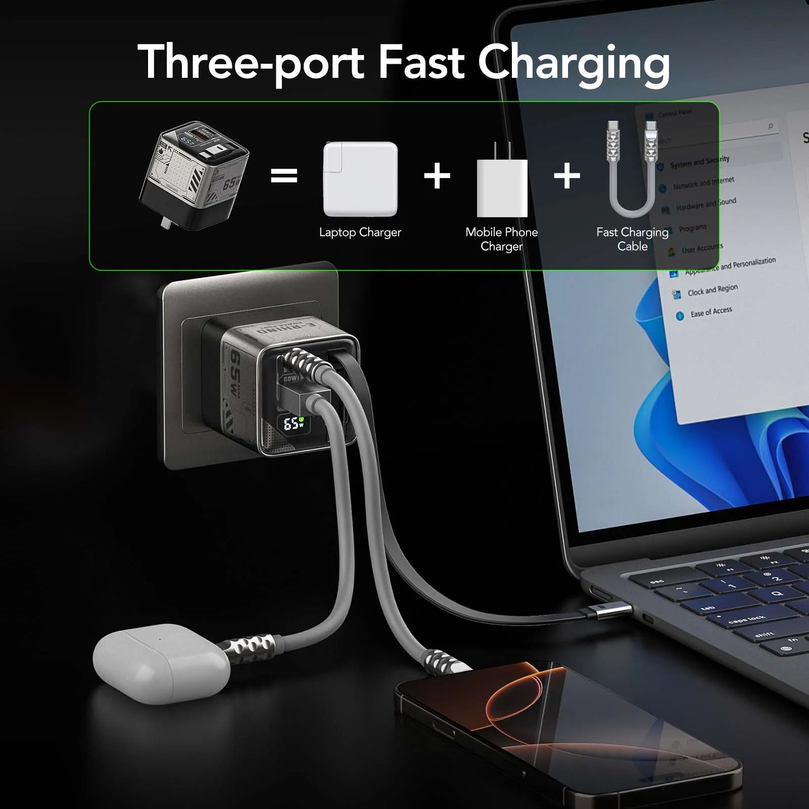 Mfish 65W charger product image