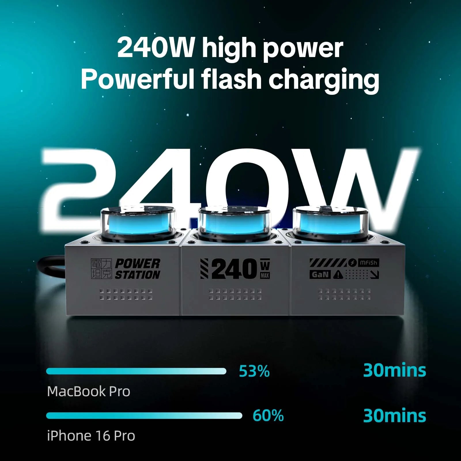 mfish E-Tank GaN 240W Power Station-02