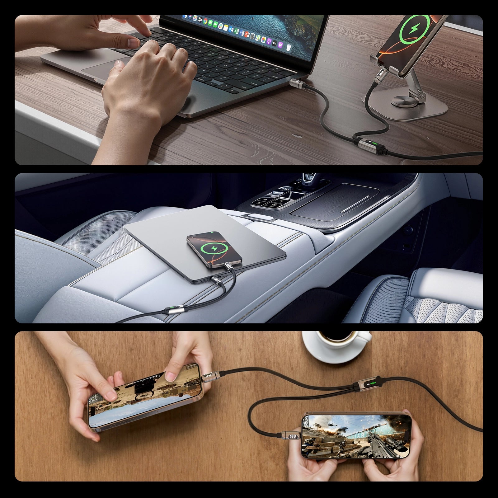 mfish Gemini Dragon 140W Max Dual Type-C Cable