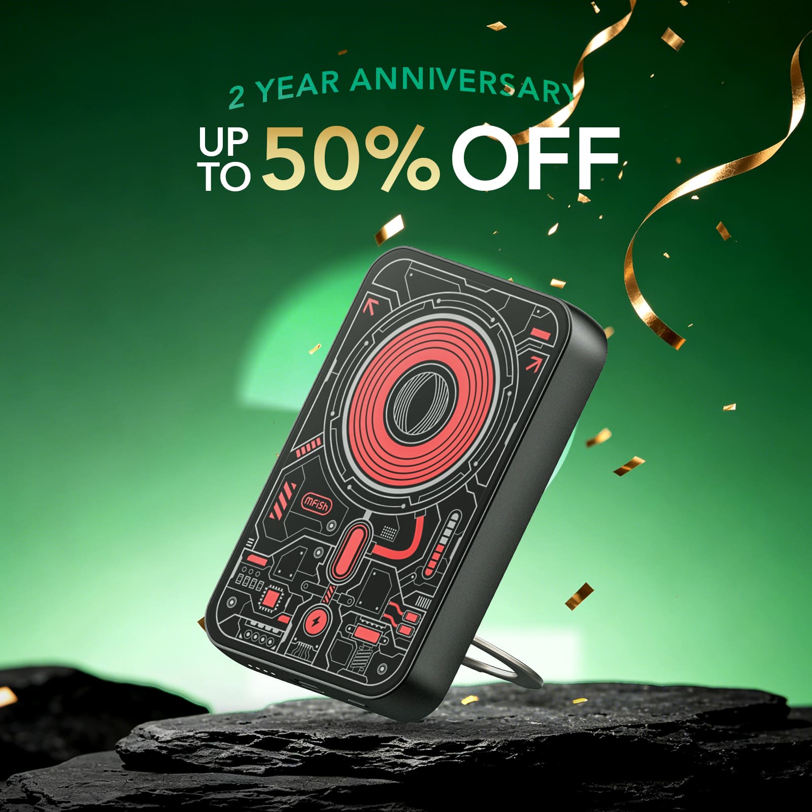 mfish E-Monster Power Bank (10K, Magsafe)