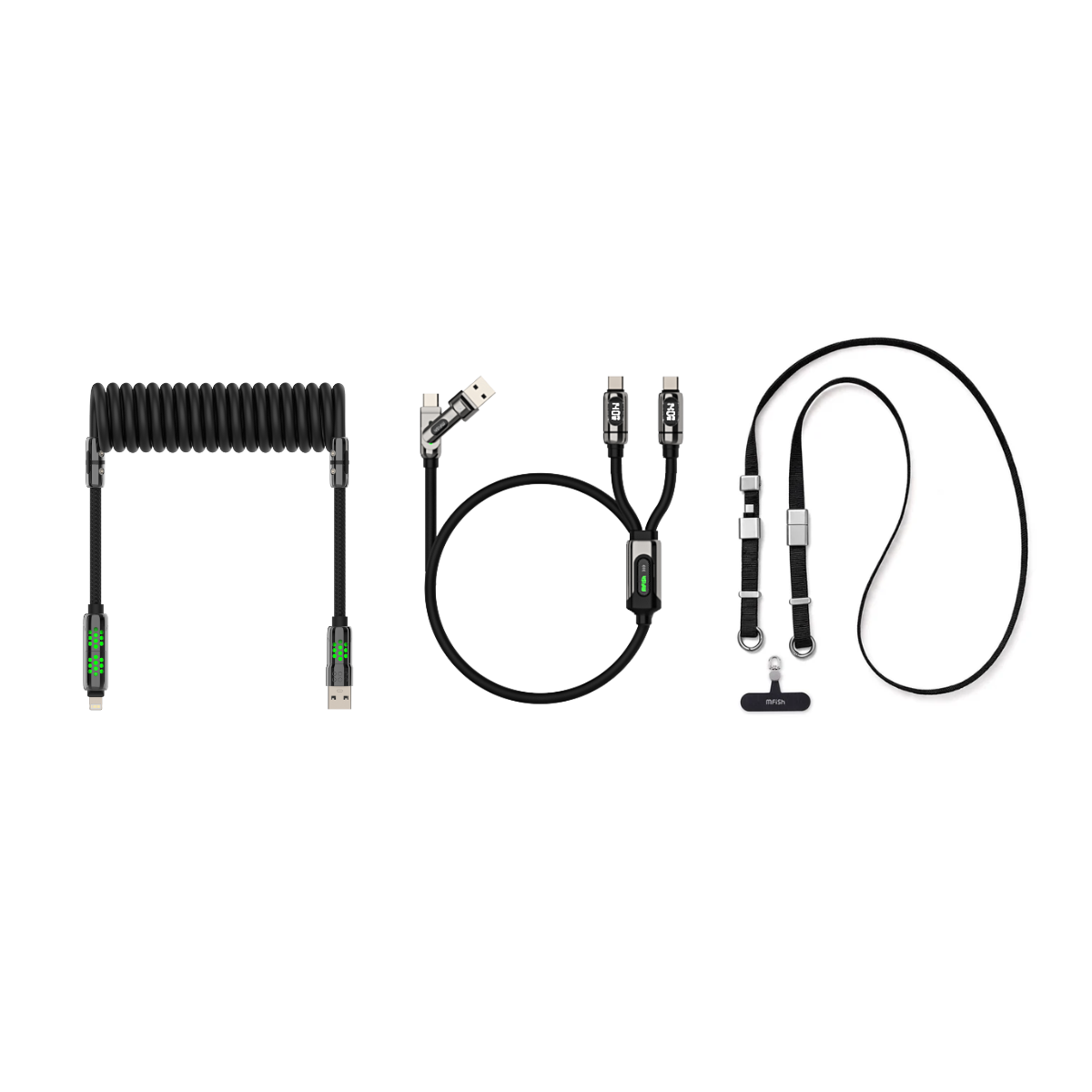mfish Everyday Carry Charging Kit – 3-Piece Bundle