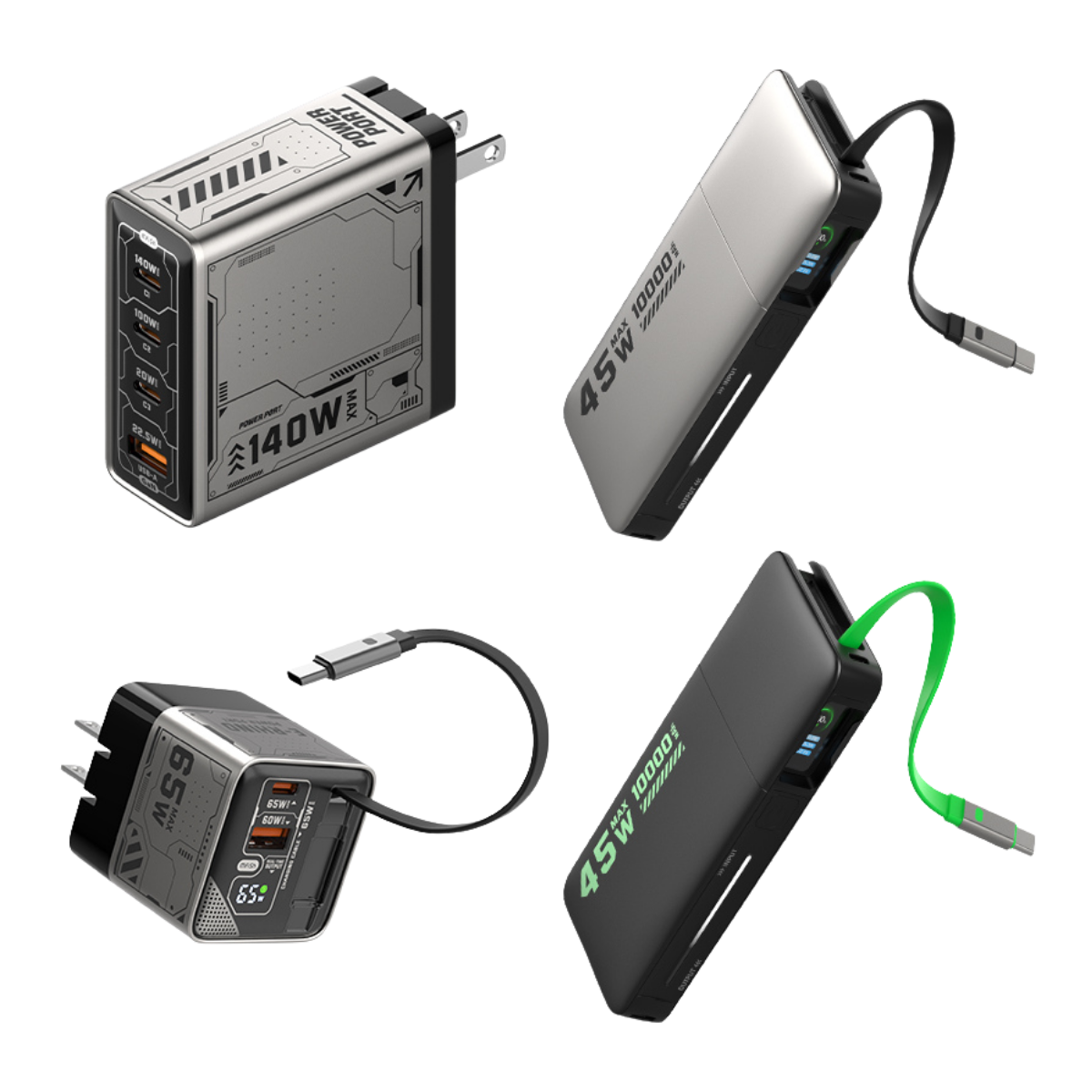 mfish RHINO Ultimate 4-Piece Charging Set