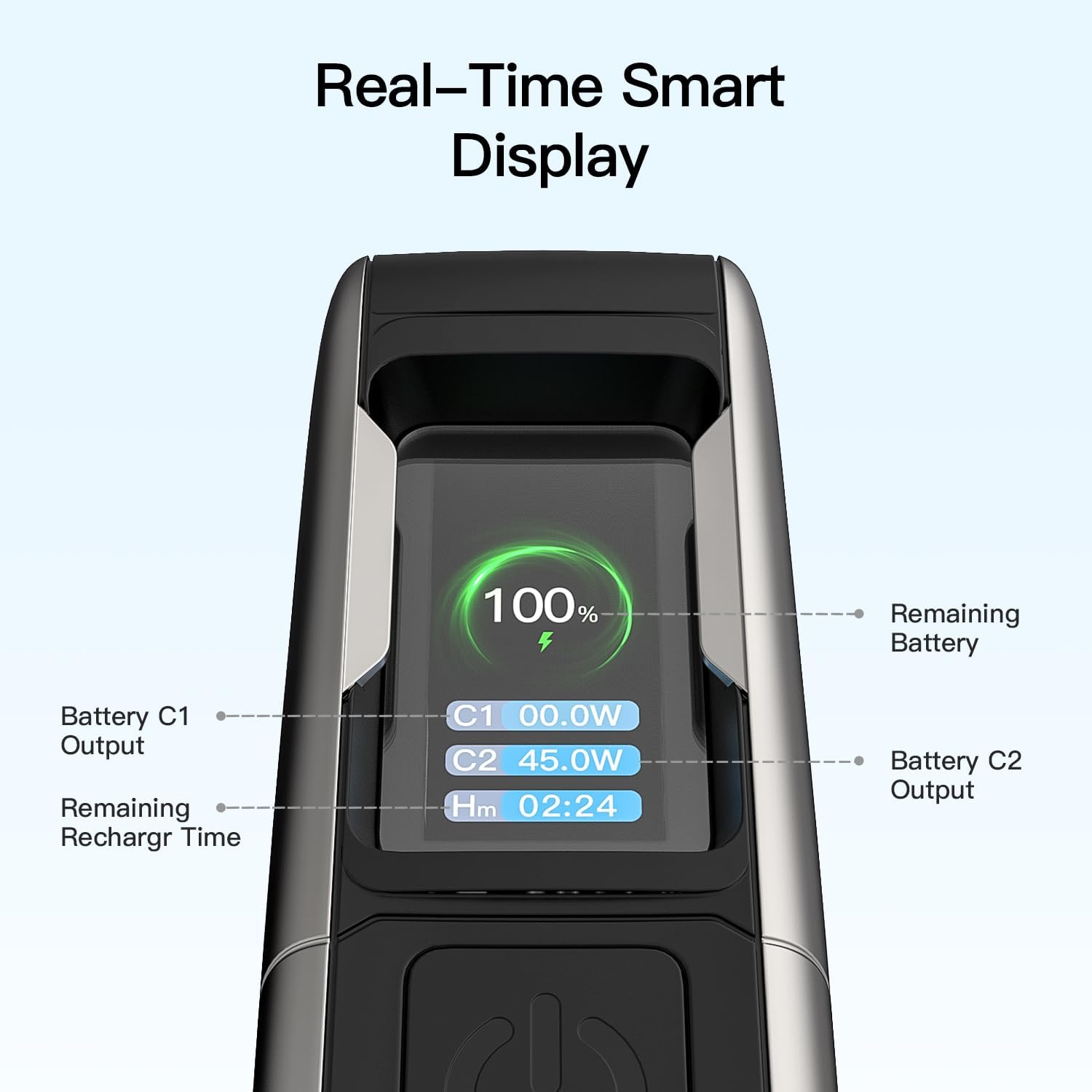 mfish E-RHINO 45W 10K Power Bank, Black