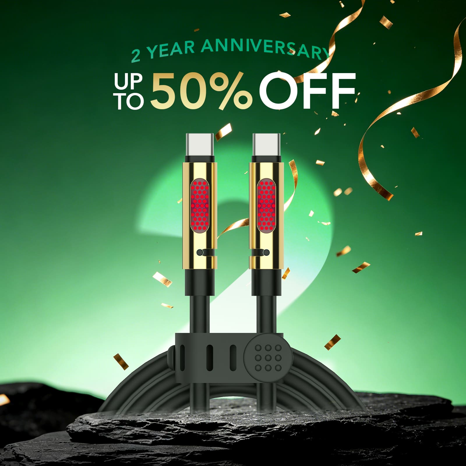 mfish Aroma Bee Charging Cable (240w, USB-C to USB-C)