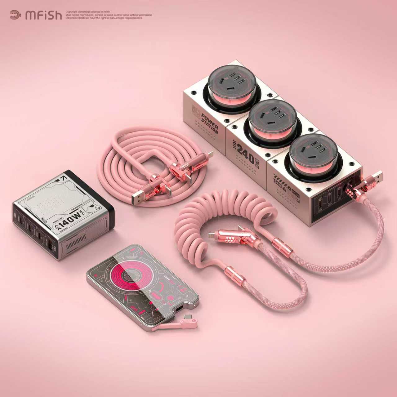 mfish E-Tank GaN 240W Charging Station