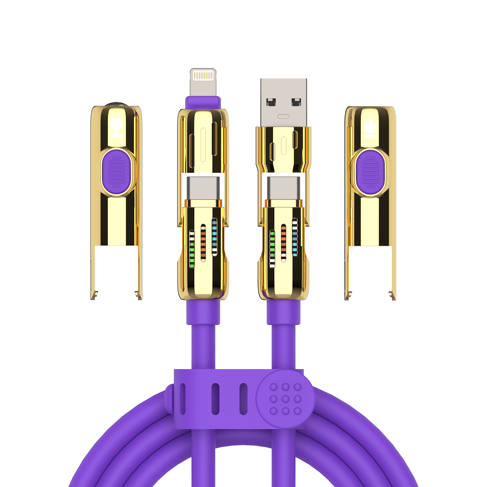 mfish Armored Dragon 2 Ladekabel (240W, Flüssigsilikon)