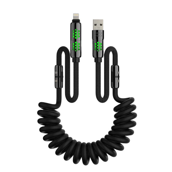 mfish On-the-Go Cable Kit – AD8 Spring Cable, Gemini USB-C Cable & Built-in Stand AP