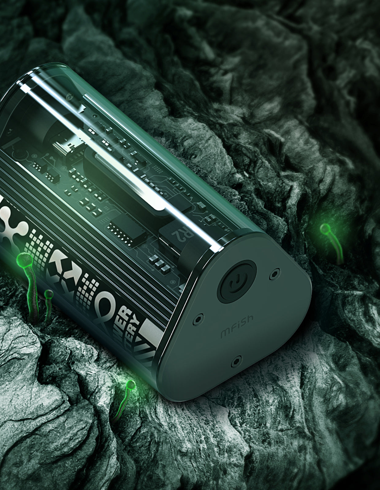 mfish Trinity 10000mAh Power Bank With 20w Fast Charger - mfish