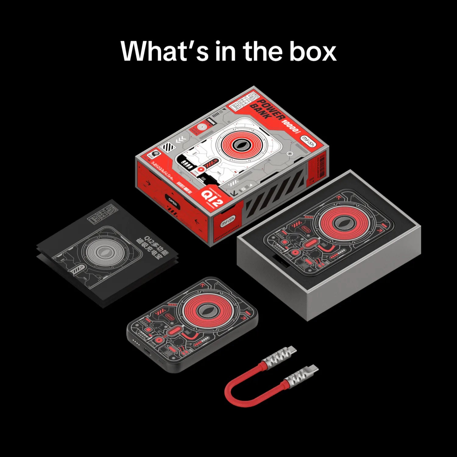 mfish E-Monster Powerbank (10K, Magsafe)