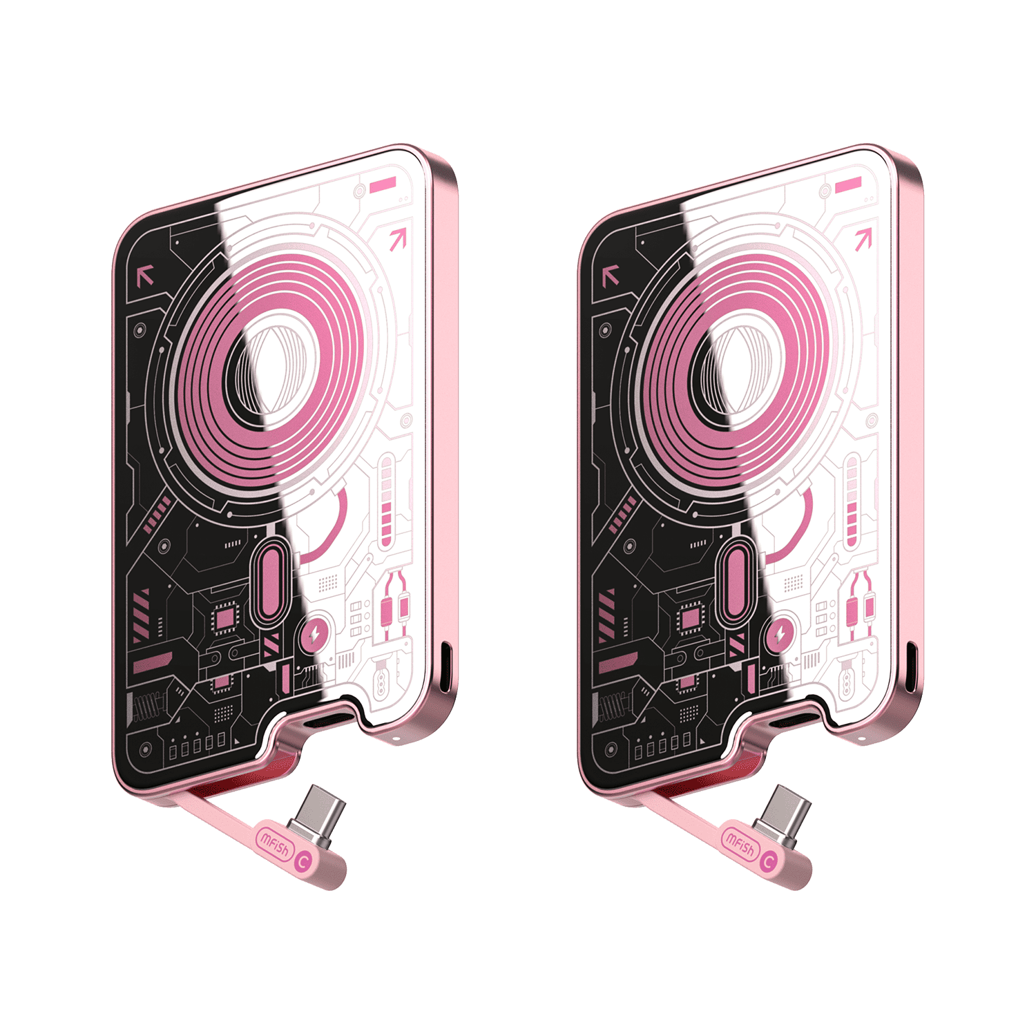 mfish E-Monster Magic Mirror 5000mAh Ultra-Thin Wireless Power Bank
