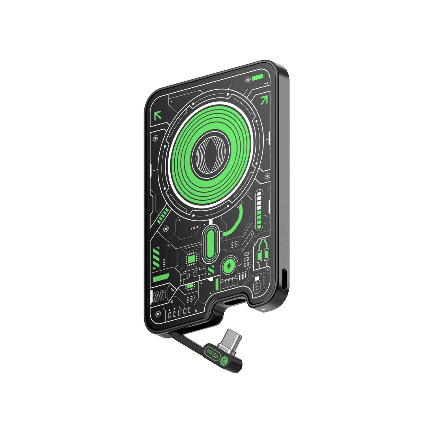 mfish E-Monster 5000mAh Ultra-Thin Wireless Power Bank